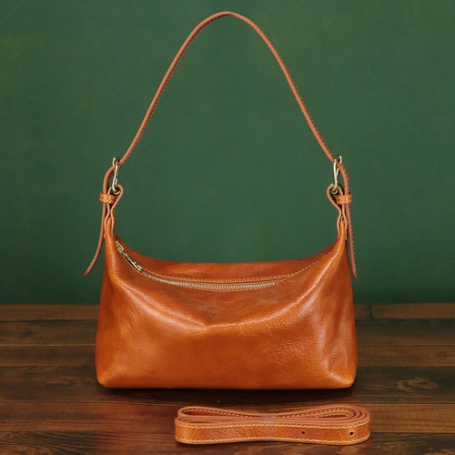 Genuine Leather Hobo Bag Women Tote Bag Fashion Lady Crossbody Shoulder Bag - Picture 4 of 12
