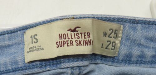 Leggings de mezclilla Hollister súper ajustados descoloridos elásticos - talla 1S - 25 x 29 - Imagen 3 de 4