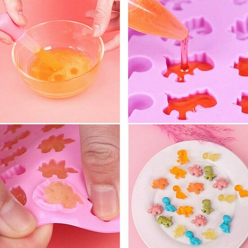 NEW Gummie Snake Mold DIY Edible Gummy Snakes Lollies Candy Lolly Silicone Mould - Picture 2 of 17