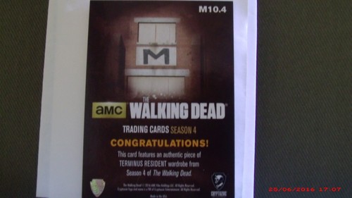 carte collezionabili the walking dead stagione 4 parte 1 guardaroba - Foto 2 di 2