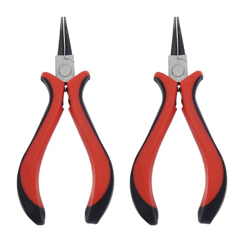 Needle Nose Pliers with Rubber Handle Modeling Jewelry Wire Work Repair Tool - Picture 3 of 5