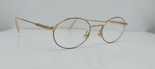 Vintage Safilo Gold Oval Sunglasses Italy FRAMES ONLY