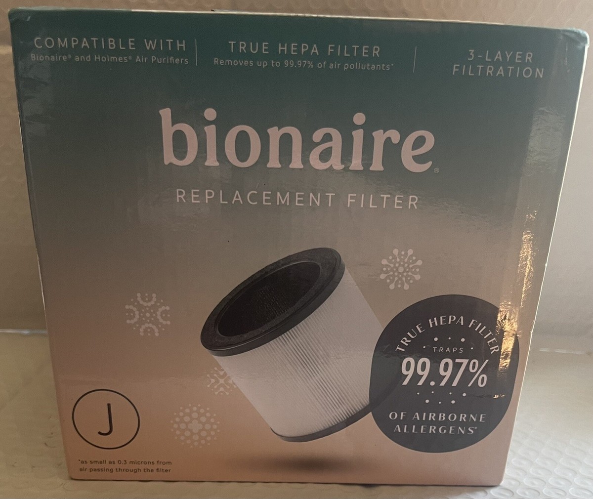 Bionaire True HEPA Replacement Filter Size J fits Holmes Bionaire Air Purifiers eBay