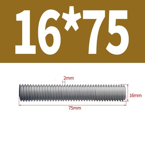 A2 Stainless Steel Threaded Rod Full Thread Studding Bar M10 M12 M14 M16 M18 M20 - Picture 84 of 133