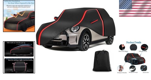Waterproof 210T Polyester Car Cover for Mini Cooper S/Clubman 4 Door - UV Shield - Picture 2 of 9