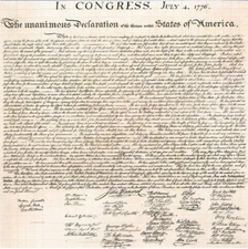 Declaration of Independence BLOTTER ART perforated sheet paper psychedelic art