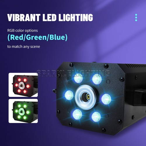 Paidun 1500W 6LED Hand Rauch Nebel Effekt Maschine Bühne Fogger Disco Bar Club - Bild 4 von 11