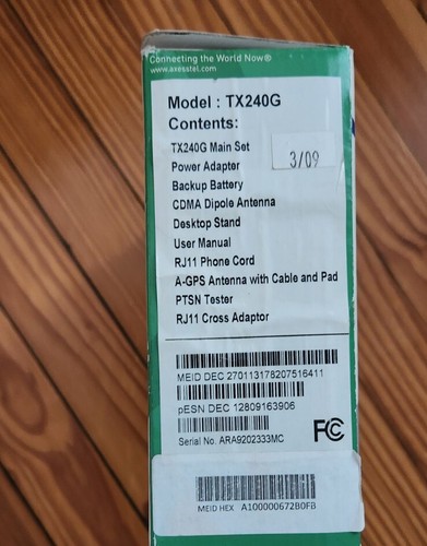 New-in-box CDMA Fixed Wireless Voice Terminal For Verizon Service - Zdjęcie 3 z 6