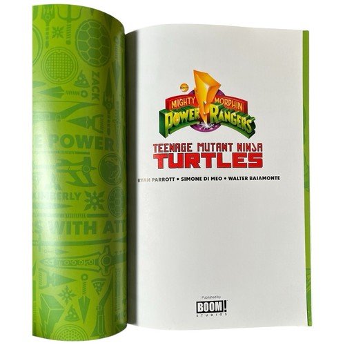 Mighty Morphin Power Ranger Teenage Mutant Ninja Turtles TMNT Boom Studios Comic - Picture 2 of 11