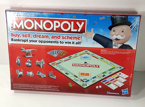 Juego de Mesa Monopoly SELLADO (T-Rex, Pato, Pingüino, Gato, + Fichas) - Hasbro - Imagen 3 de 5