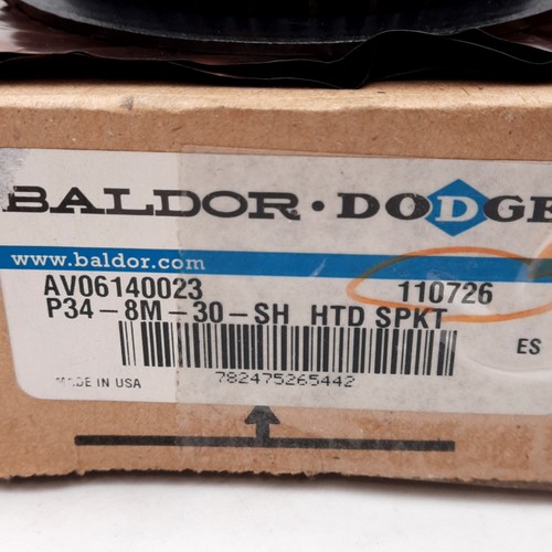 Baldor 110726 High Torque Drive Belt Sprocket, ø1.8in Bore, 8mm Pitch, 3.81in OD - Picture 2 of 5