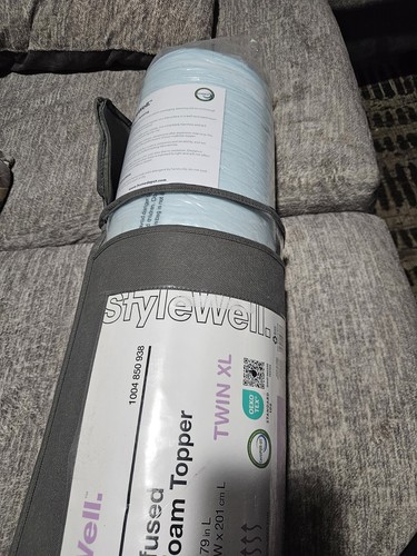 Stylewell 2" Gel Infused Memory Foam Mattress Topper - Picture 2 of 5