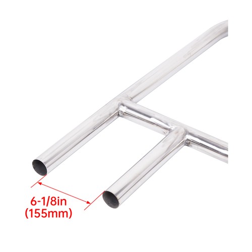 Swimming Pool Handrail Cross Braced Deck Mounted Step Stair Rail Stainless steel - Picture 2 of 11
