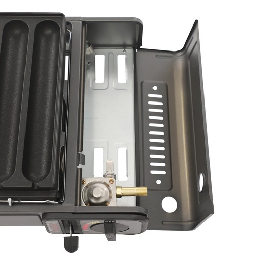 Butankocher Butan Kanister Tragbar Camping Gaskocher Gasgrill Kocher Schwarz - Bild 20 von 20