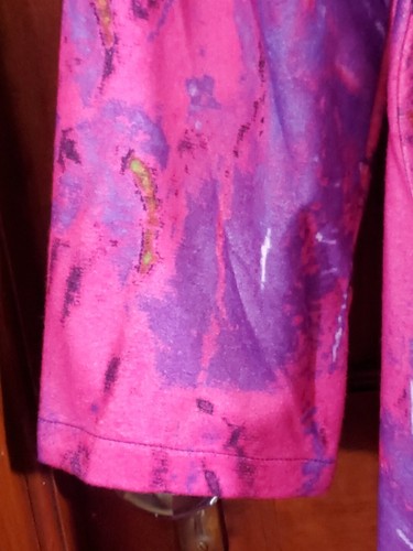 Miss Look Gr. Long Button Down Langarm Taschen Abstrakt Staubtuch - Bild 5 von 10