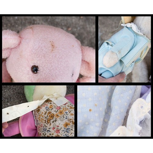 Lot of 16 Beatrix Potter Plush Incl 24” JUMBO Peter Rabbit Vtg Eden 80s AS IS - Picture 12 of 20