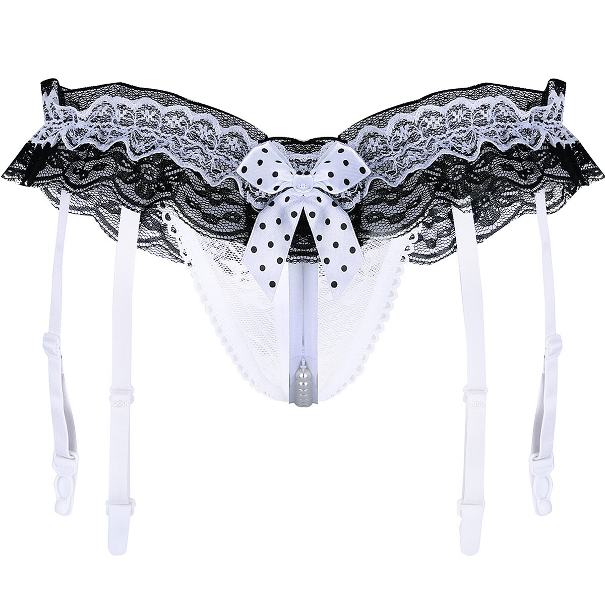 Women Lace Garter Panties Stocking Holder Belt Suspender Gstring Thong