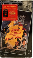 Abbott & Costello Meet Frankenstein (VHS, 2000) Horror Comedy 1948 Classic Film