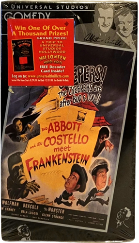 Abbott & Costello Meet Frankenstein (VHS, 2000) Horror Comedy 1948 Classic Film - Picture 1 of 1