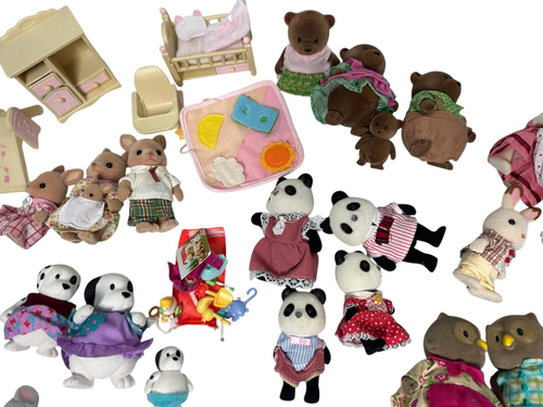 Calico Critters Sylvanian Families Li'l Woodzeez Figures Furniture + Acess. Lot - Bild 5 von 15