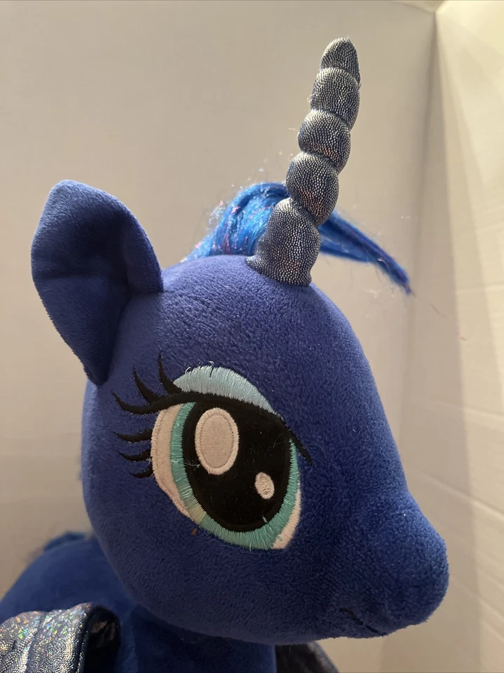 RETIRED BUILD A BEAR PRINCESS LUNA "SELENA" UNICORN MY LITTLE PONY PLUSH DOLL - Image 2 of 4