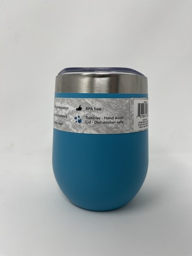 Zak! Designs 11,5 Unzen Doppelwandiger Edelstahl Wein Isoliert Becher Türkis Blau - Bild 4 von 7