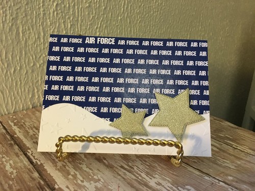 US Airforce  handmade notecards. Party invitations, boot camp, thinking of you - Picture 11 of 11