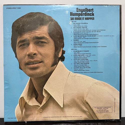ENGELBERT HUMPERDINK - We Made It Happen (1970) - 12" Vinyl Record LP - SEALED - Picture 2 of 2