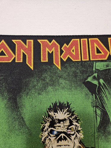Parche trasero grande Iron Maiden Clairvoyant 1988 7th Son 12x12,5" hecho en Inglaterra raro - Imagen 3 de 13