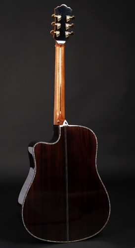 All Solid Wood 41" D Type AAA Spruce Rosewood Acoustic Guitar Ebony Fingerboard - Picture 9 of 14