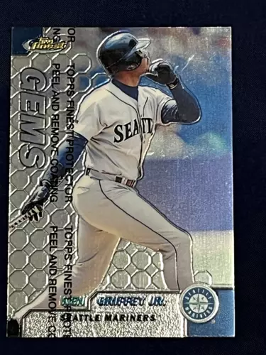 1999 Topps Finest ⚾ KEN GRIFFEY JR. ⚾ Gems #101 ⚾ Mariners