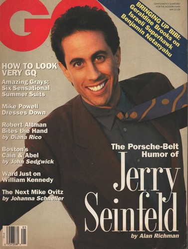 GQ Magazine - May 1992 - Cover: Jerry Seinfeld - Robert Altman - William Kennedy