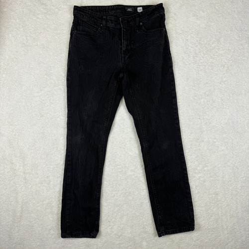 Volcom Vorta Slim Straight Jeans Men's Size 30 Black - Picture 1 of 9