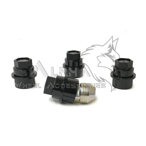 32 Black Wheel Lug Nut Covers Caps For Chevy GMC Silverado 2500 3500 HD - Picture 5 of 9