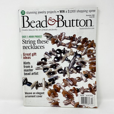Bead & Button Magazine Issue No. 52 - December 2002 - Beadwork Designs/Patterns