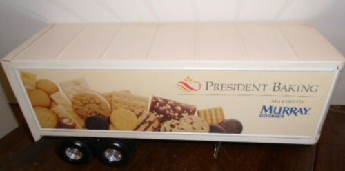 RARE 1980'S ERTL PRESIDENT BAKING MURRAY 18 WHEELER PRESSED STEEL TRAILER TRUCK - Picture 3 of 12