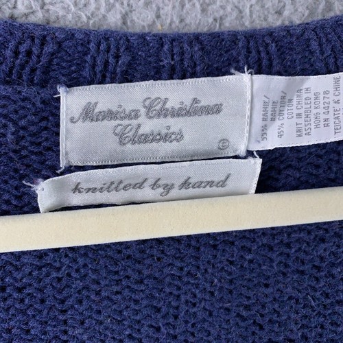 Vintage Marisa Christina Sweater Womens Large NYC Uncle Sam USA 2024 Election - Picture 4 of 17