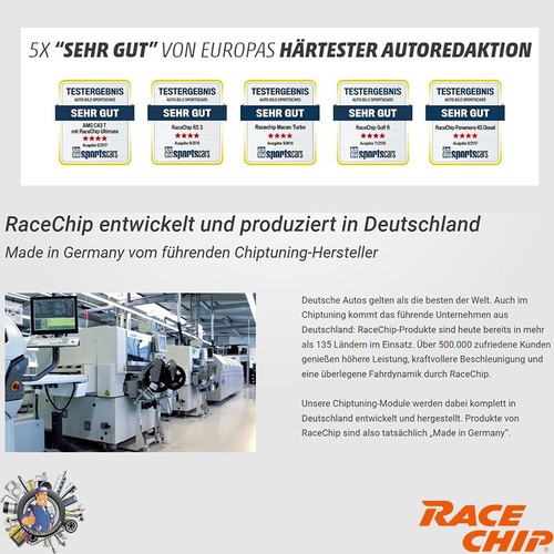 RaceChip GTS Black5 Chiptuning für Volvo V70 (SW, P26) (1999-2008) 2.4 D5 185PS - Bild 15 von 16
