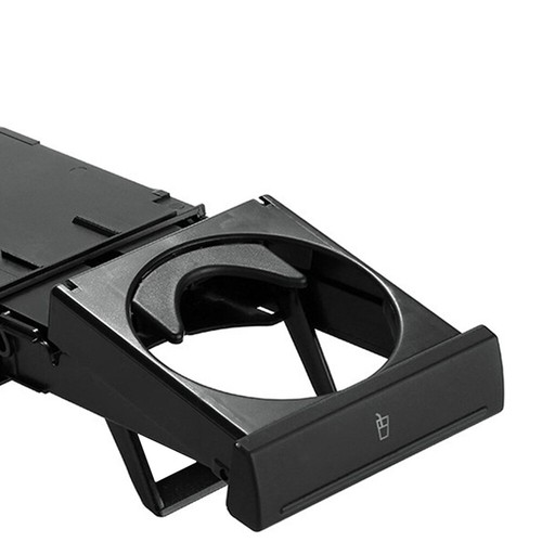 Portavasos plegable elástico negro para AUDI A6 C5 1998-2005 4B0862534D - Imagen 7 de 11