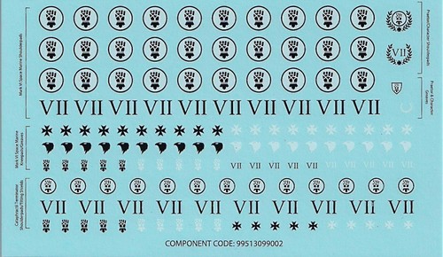 Warhammer 40K 30K Heresy Space Marine Chaos MARK III IRON ARMOR Bits Bit NEW KIT - Picture 74 of 76