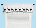 Cane Corso Dog Cotton Window Valance Curtain Choice of colors design and valance