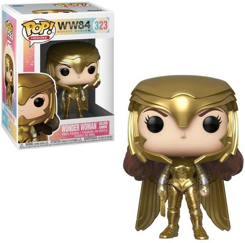 BOX DAMAGED Funko Pop! Movies: Wonder Woman 1984 - Wonder Woman Gold Power - Picture 1 of 2