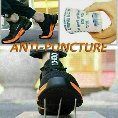 US Safety Shoes Mens Womens Outdoor Work Boots Steel Toe Cap Sneakers Protective - Picture 9 of 24