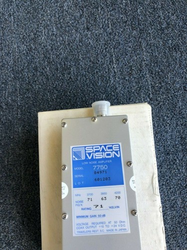 Space Vision 7750 Low noise amplifier 3.7 to 4.2 GHz range- New - Picture 7 of 9