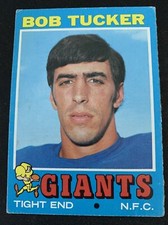 1971 Topps Football Card #79 Bob Tucker RC