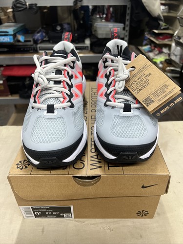 Nike Mens Air Max Genome Platinum White Red Black DC9410 001  Shoes - Picture 1 of 7