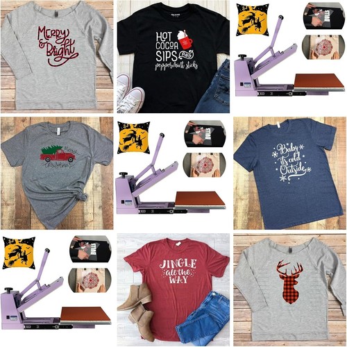 16x24 Heat Press Machine with Slide-Out Base 2000W Clamshell Manual Heat Press - Picture 7 of 8