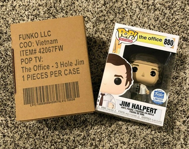 Funko Shop Jim Halpert Three 3 Hole Punch The Office in Hand Protector for sale online | eBay