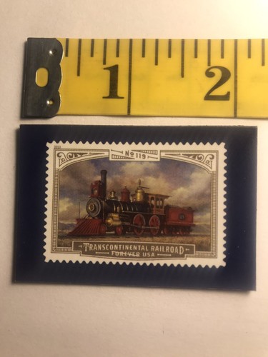 Imán de sello de coleccionista USPS - Forever USA - Ferrocarril transcontinental - Imagen 7 de 7