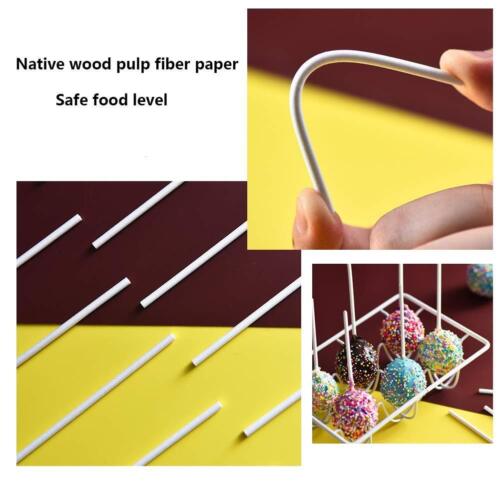 300Pcs 6inch Lollipop Sticks Cake Pops Candies Chocolates and Cookies Bag Set... - Picture 3 of 6